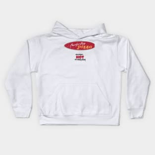 Surfer Boy Pizza Kids Hoodie